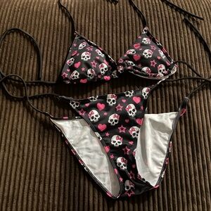 Ed Hardy Skull Print Bikini